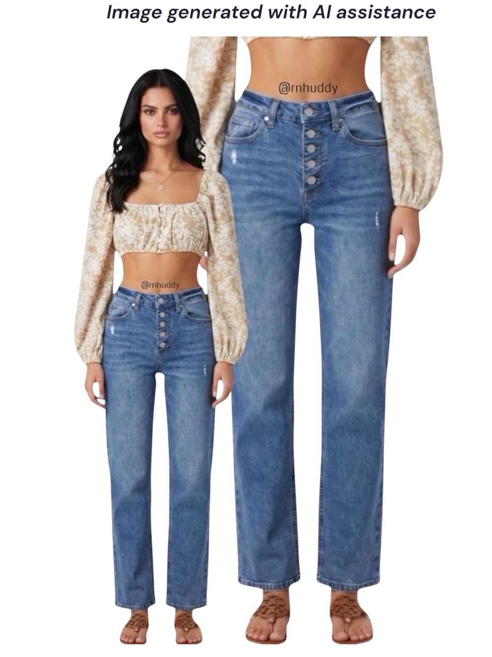 OAT New York size 2/26w button fly straight leg Jean